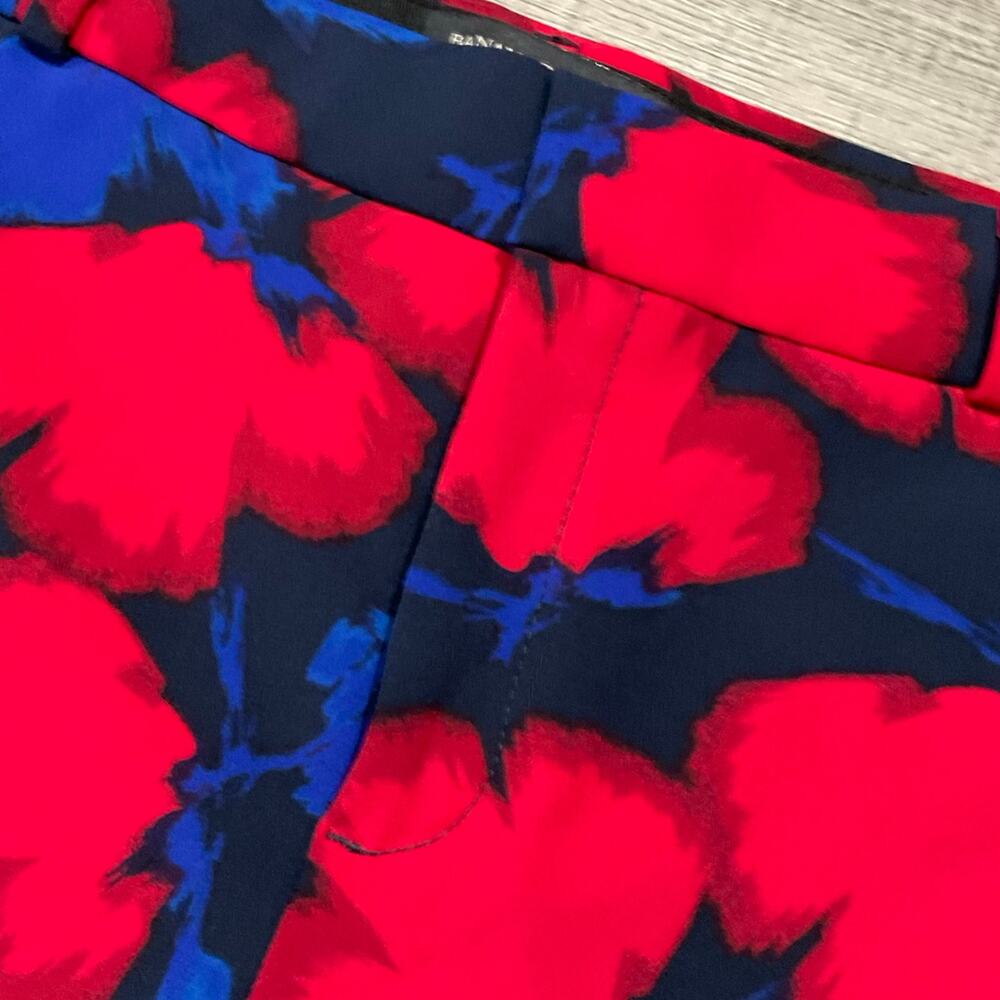 Banana republic Ryan floral print pants size 10p - Picture 2 of 7